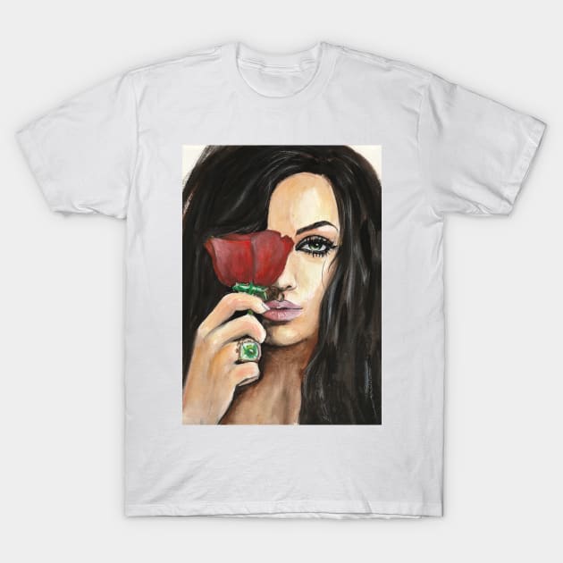 Mila Kunis T-Shirt by Svetlana Pelin